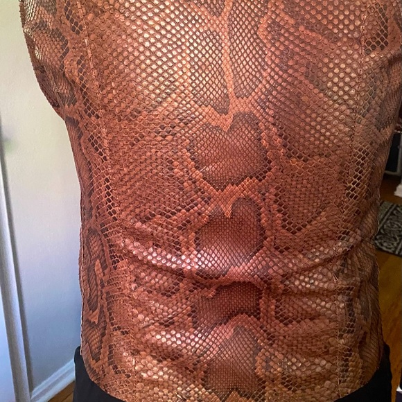 Isaac Sellam RARE Burmese Python Skin Leather Jacket, France, 2009 - Picture 7 of 9